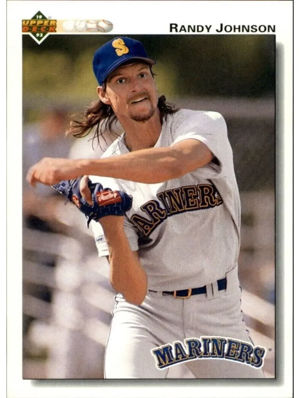 Randy Johnson 1992 Upper Deck MLB #164 Baseball Card Seattle Mariners
